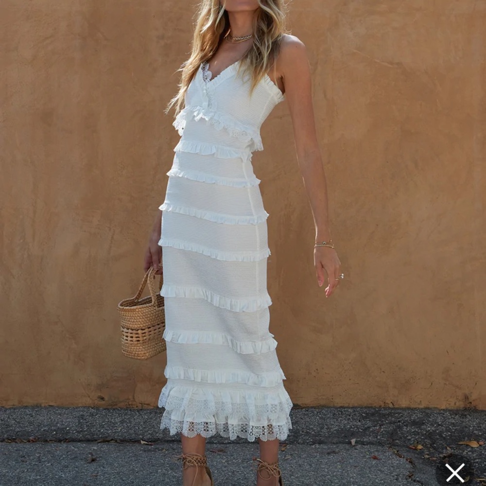 V.Chapman “The Narcisse Dress” in White